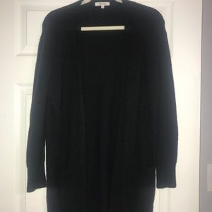 Black cardigan